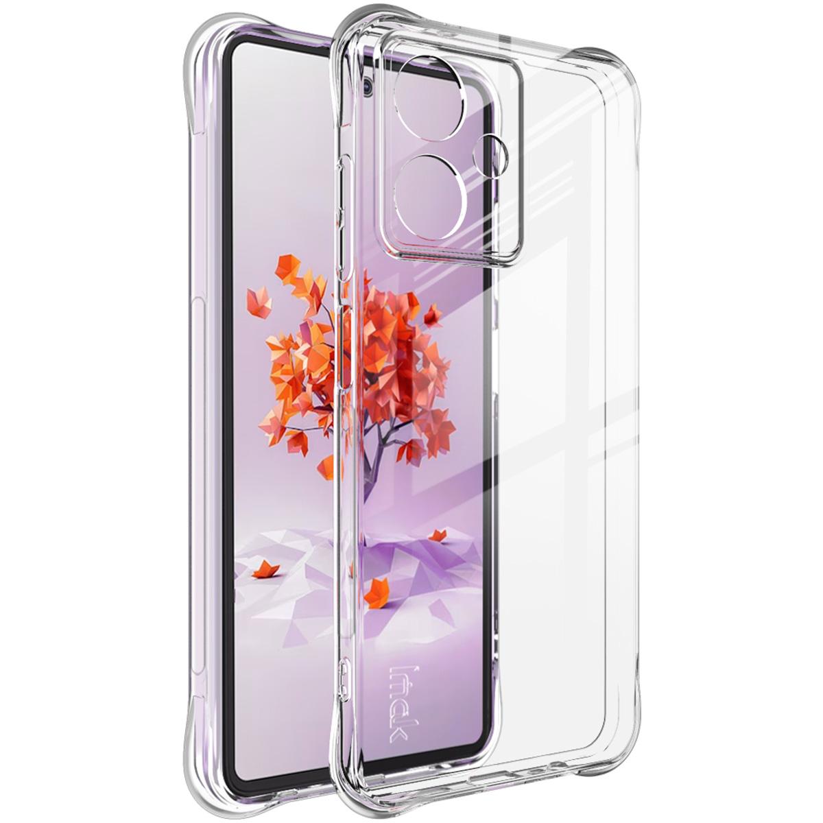 

IMAK For HMD Crest 5G Case TPU Phone Cover Airbag Shockproof Protection Transparent