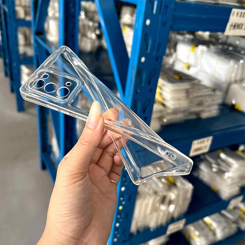 Samsung S25/A55/A72 Transparent Phone Case, Soft S23FE, NOTE10, M14 Cover