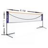 Foldable Height Adjustable Badminton Net Set Equipment Outdoor Portable Garden Beach Sports Tennis Practice Net Frame