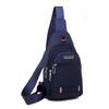 Herren Casual Multifunktionale Brusttasche Nylon Umhängetasche Doppelte Aufbewahrungstasche Hüfttasche