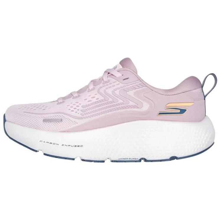 Skechers Go Run Max Road 6 Удобные низкие кроссовки для бега Женские кроссовки Розовые 172078-MVE 35
