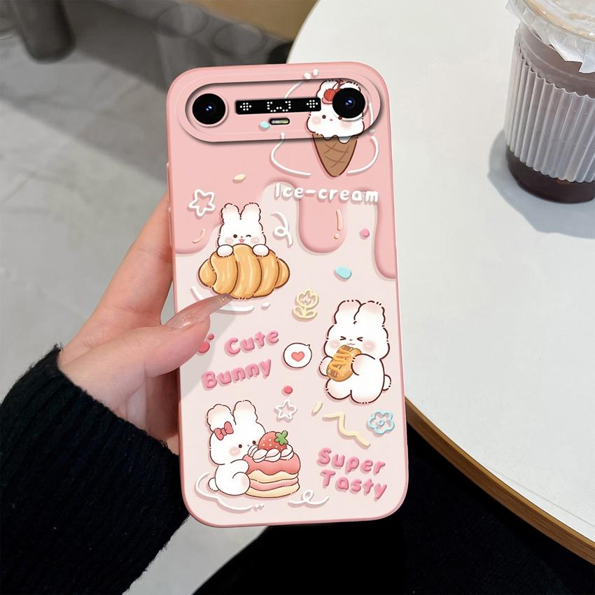For Tecno Camon Slim CN6c / Pova Slim / Spark Slim Phone Case Playful Watercolor Cat Pattern Soft Smooth Matte Silicone Shockproof Shell For Daily Use