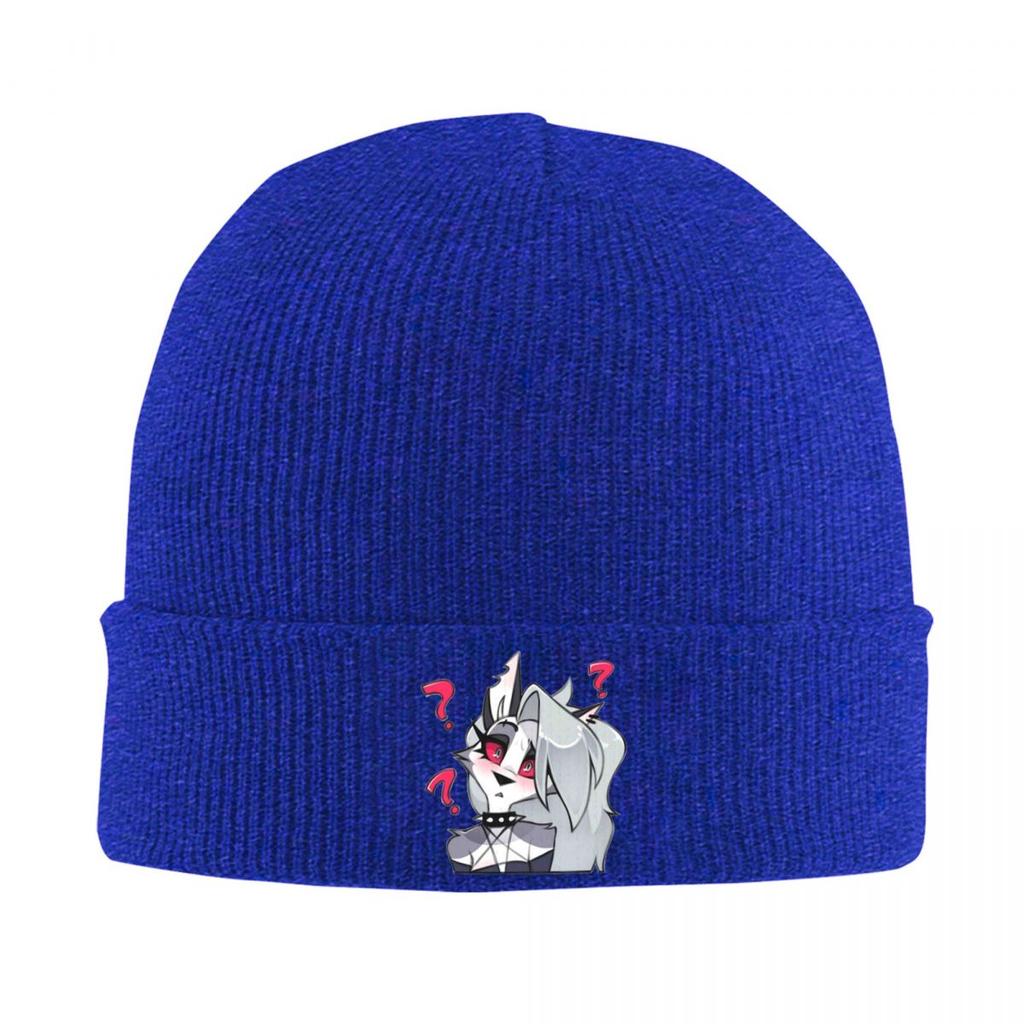 Helluva Boss Loona Warm Knitted Cap Fashion Bonnet Hat Autumn Winter Outdoor Beanies Hats for Unisex Adult
