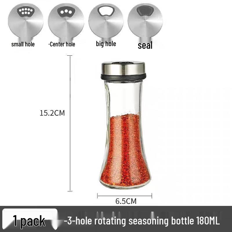 Ru Han Glass Seasoning Shaker Set