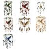 Bird Figure Hanging Piece for Garden Porch Window Home with Glass Look Finish and Soft Tone Hanging Parts Gift