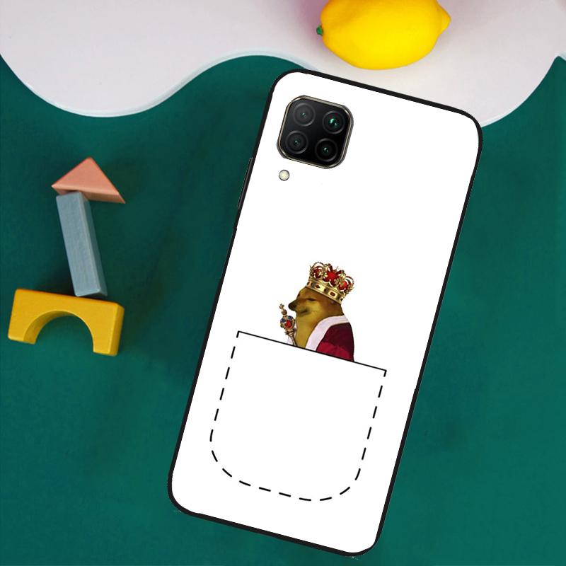 Cheems Doge For Huawei Nova Y61 Y91 Y73 Y72 Y70 Y60 Y90 12s 12i 11i 8i 9 10 SE P30 P40 Lite P60 Pro Case