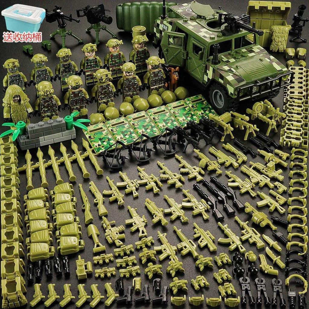 Compatible Building Block Thunder Military Special Forces Minifigures Armed Forces Boys