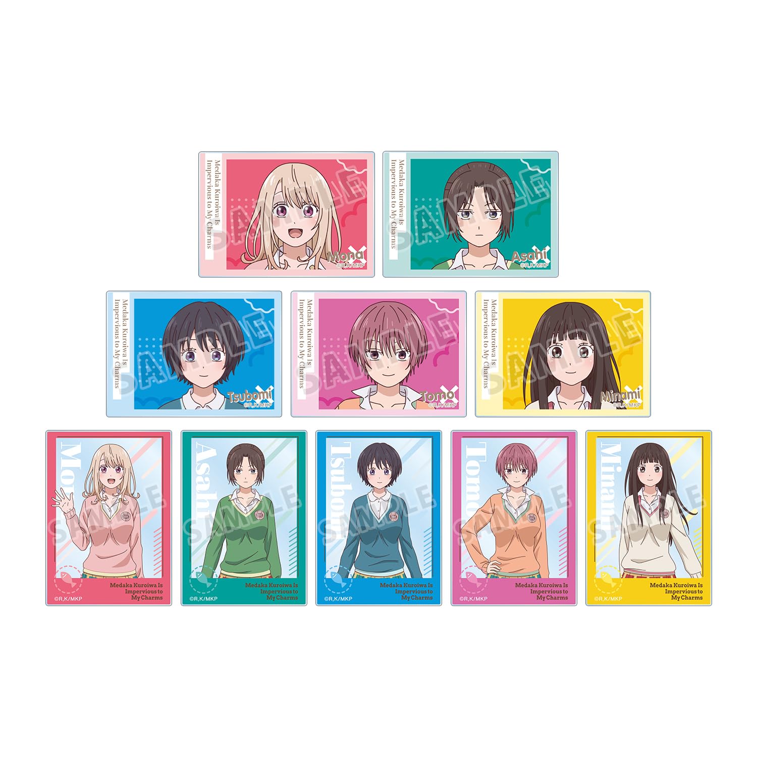 

Аниме Медака пойми мою торговую акриловую коробку с карточками из 10 штук Куроива не милашка