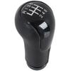 Ford Fiesta V MK6 01-10 Gear Shift Knob BLACK ECO LEATHER 6 SPEED
