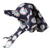 SLEEPYSLIP FLOWER BANDANA NAVY HAT