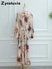 Floral Print Maxi Dress for Women