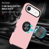 For iPhone 17 Air Case PC+TPU Phone Cover with Rotatable Ring Holder