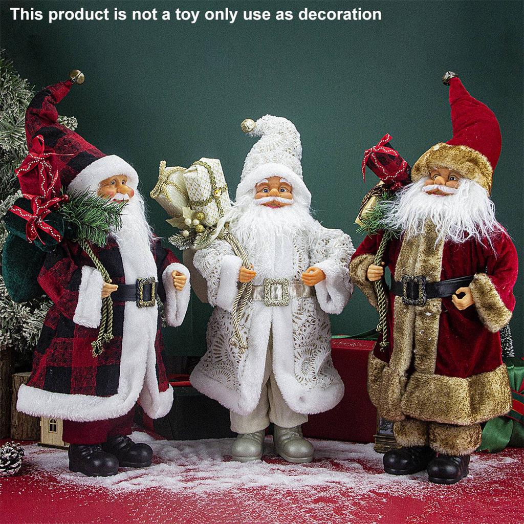 Weihnachtsmann 60cm Stehpuppe, Dekoriert von The YoungMaster, Weihnachtsmann-Figur, Weihnachtsdekoration