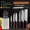WXCOO Professional Knives Damascus Laser Chef's Knife for Cutting Bone Bread Fruit Melon Stainless Steel Cooking Tools