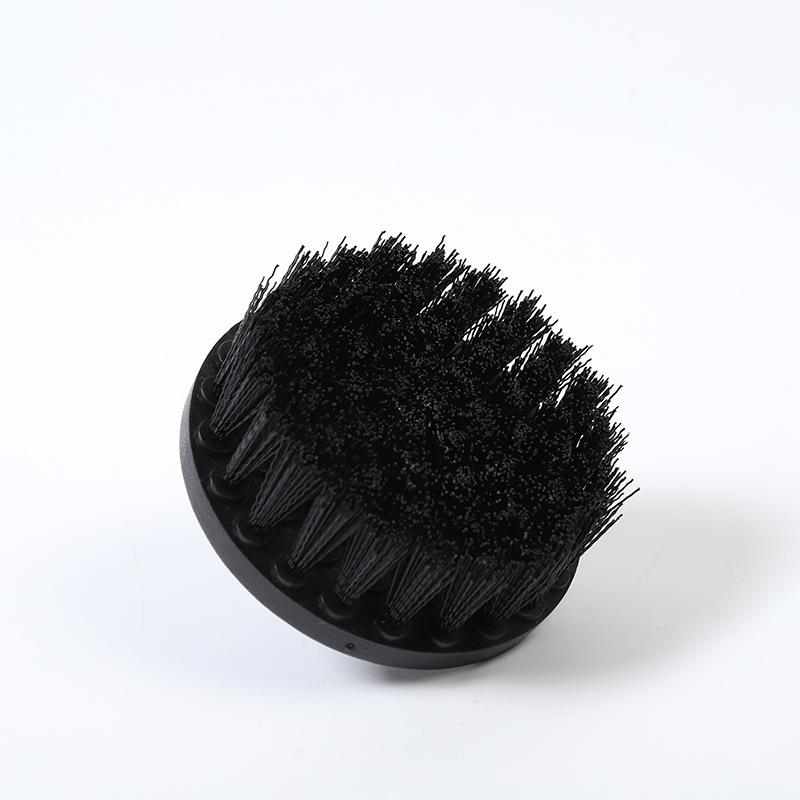 5-inch Electric Drill Brush Set: Car Wash and Cleaning Blue Brush Head Deburring Tool