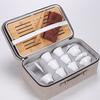 White Porcelain Tea Art Teaching Tea Set Travel Portable Bag Ceramic Kung Fu Tea Set Tea Artist Training Examination
