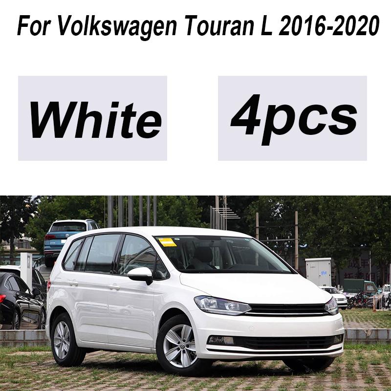 For Volkswagen Touran MK2 Accessories 2016 2017- 4PCS Front Muds Splash Guards Rear Mud Flaps Fender Flares Car Accessories