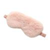 Plush Light-Blocking Sleep Mask - Breathable, Skin-Friendly Eye Mask for Autumn/Winter with Ice Pack Feature.