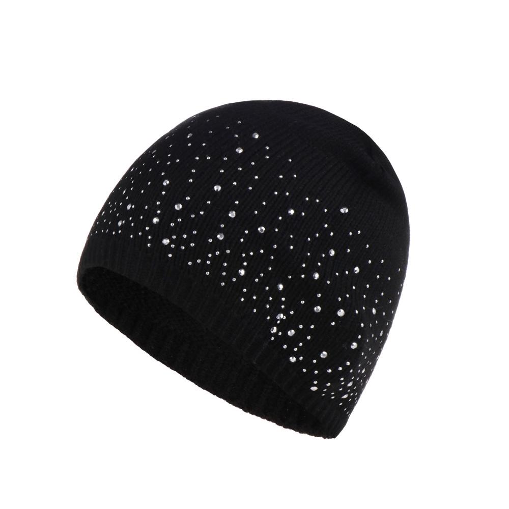 Warm Knitted Crochet Wool Hat Women 