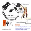 2PCS Car Angel Wings Light Welcome Lights  Led Car Laser Lamp White Decoration Ambient Lamps Auto Accessories