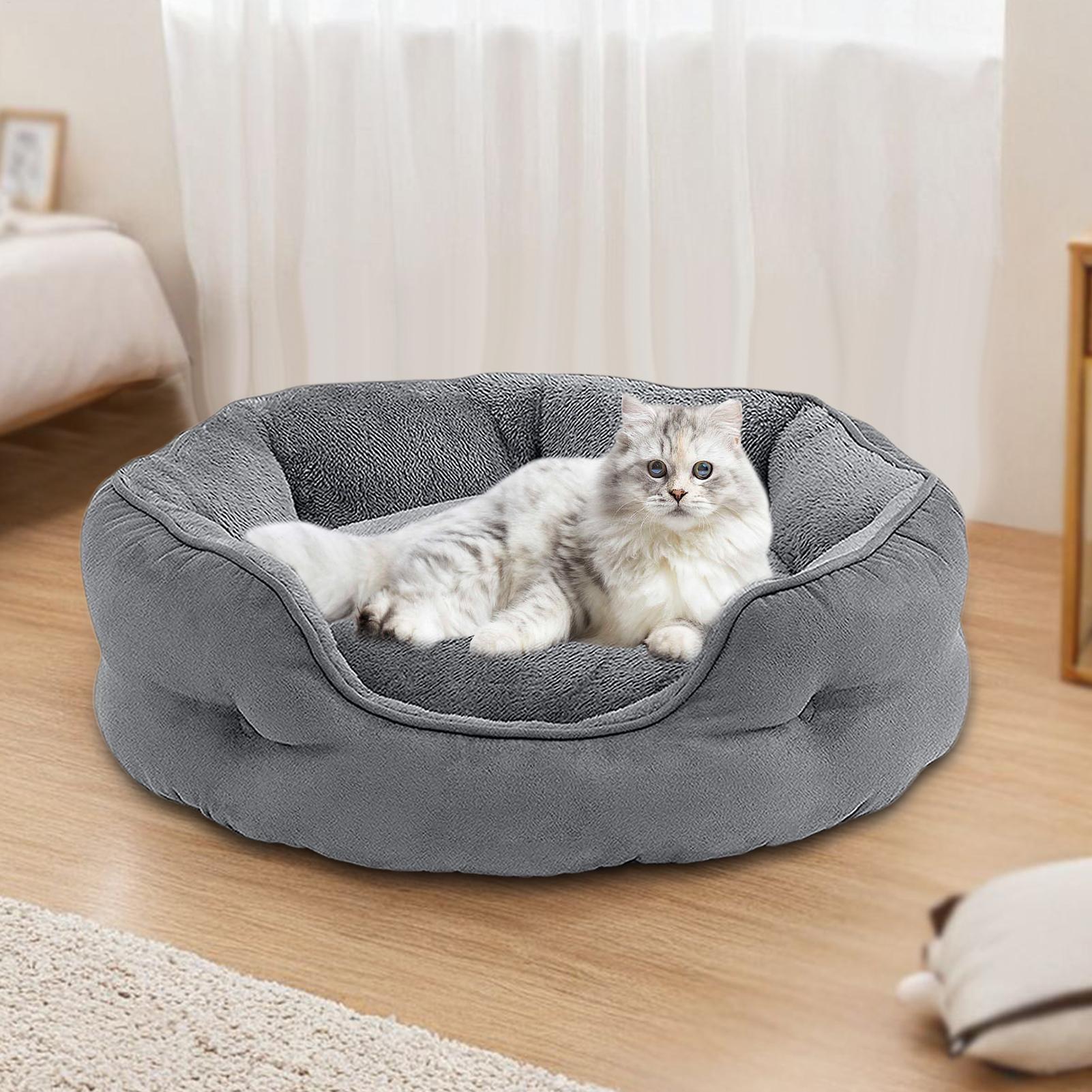 

Cat Couch Bed Thickened Outdoor Winter Warmth Dog Cave Anti-Slip Pet Sleeping Nest For Small Large Kitten Puppy Small Animals China Mainland