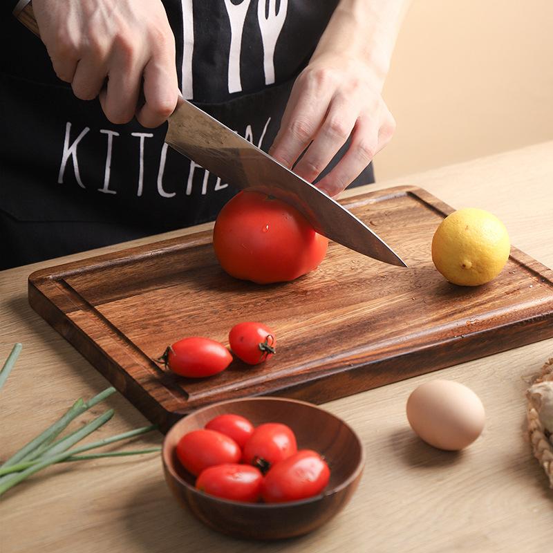 Wooden Chopping Board, Cutting Board, Wooden Butcher Block Chopping Board