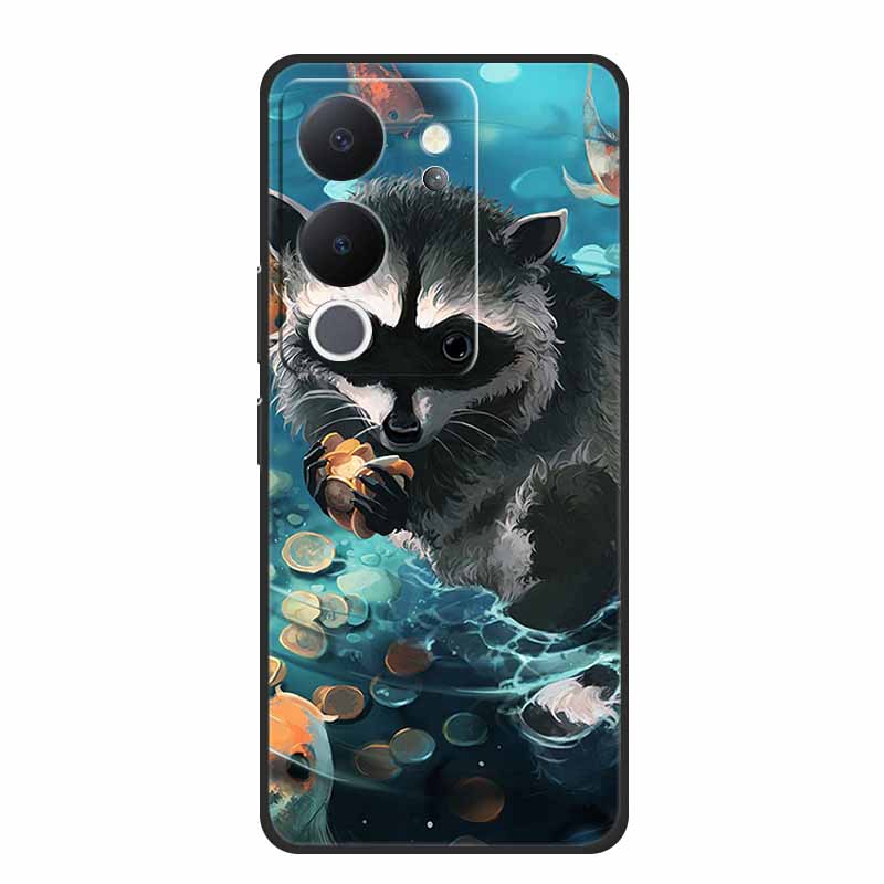 Phone Case For Vivo V30 Lite 5G Back Cover Case Shockproof Black Silicone Soft Funda For Vivo V30 Lite Case V 30 Lite Coque Capa