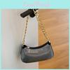 Fashionable Pu Small Shoulder Bag With Chain For Daily Wear In White Black Blue Purple Pink