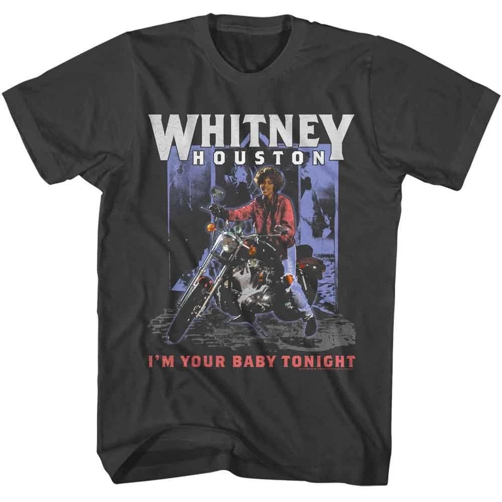 Whitney Houston Americana Motorcycle Tshirt S
