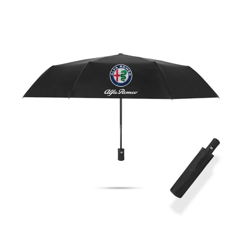 

Car Stickers For Alfa Romeo Car Windproof Resistant Umbrella Fully Automatic Parasol For Alfa Romeo giulia stelvio giulietta 159