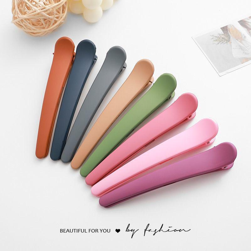 Pure Color Duckbill Hair Clip & Makeup Tweezers Set