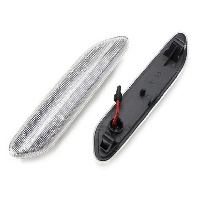 Clear Lens Full LED Fender Side Marker Blinker Lights For MINI Cooper R60 R61