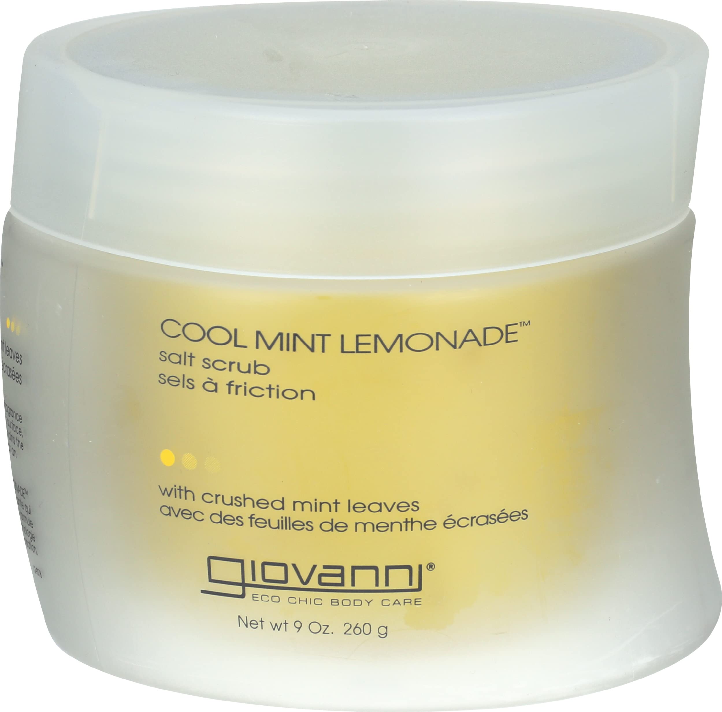 Giovanni Salt Body Scrub 260g Organic Sea Salt Scrub for Exfoliation -