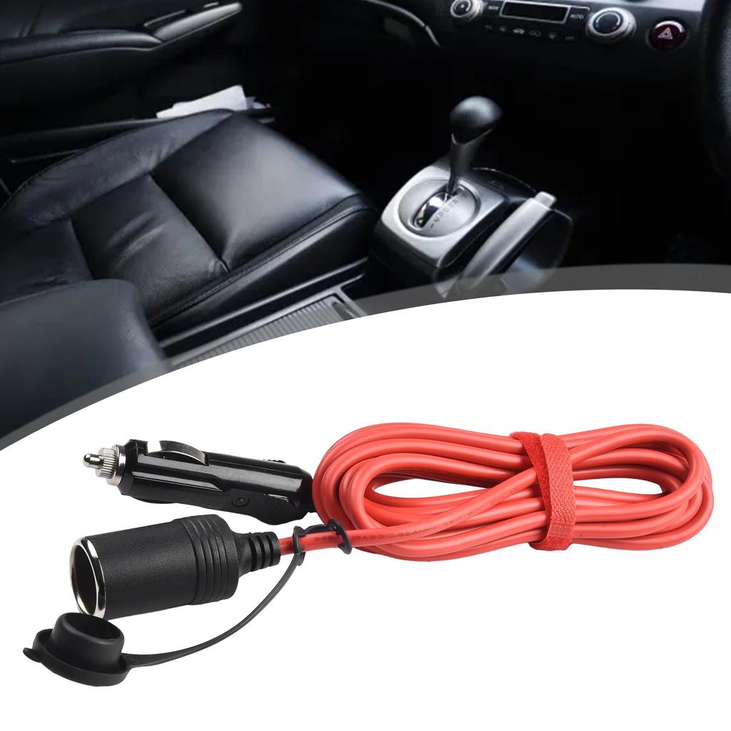 1PCS 12V Car Extension Adapter 3.6m Cable Male Female Plug Socket