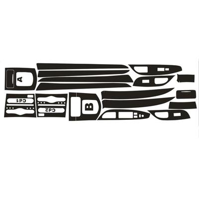 Car Interior Trim Sticker Decal Kit Carbon Fiber Look For 10-16 Infiniti G25 G37