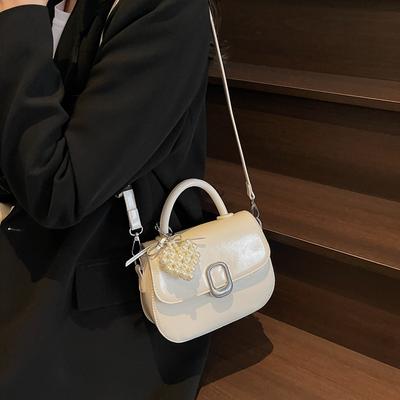 Premium Trendy Hand Carry Small Square Bag 2025 Spring New Simple and Fashionable Portable Shoulder Bag Women's Underarm Bag Women's