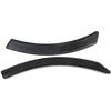 Pair Matte Black Front Fender Side Vent Cover For Mitsubishi Lancer EVO 2008-15