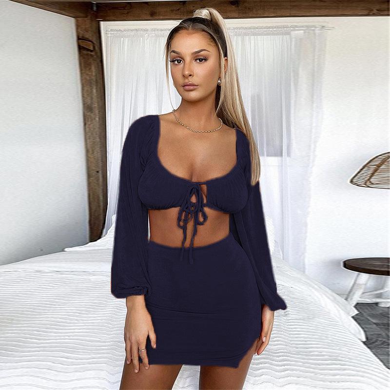 2026 European and American Fashionable Women's Clothing AutumnShort Top Suit for Women