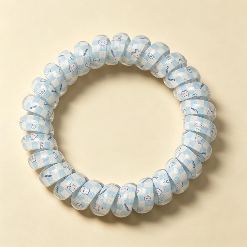 Candy-Colored Thick Bracelet-Style Hair Ring: Extra-Large Korean Rubber Band and Spring Headband Ornament