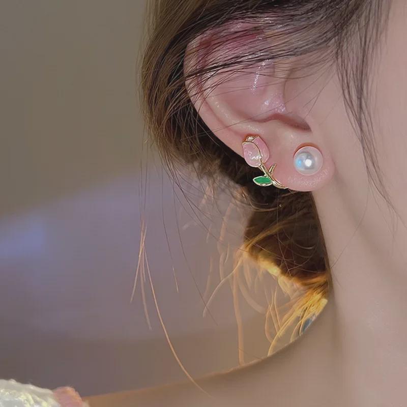 2024 Night Market Pearl Earrings: Versatile Long & Short Styles for Women