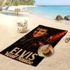 Niestandardowy ręcznik plażowy Elvis Presley, Z nadrukiem imienia, Lekki, chłonny ręcznik do pływania, podróży