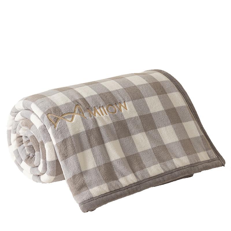 Mao Ren Thickened Milk Velvet Coral Fleece Blanket 150*200cm