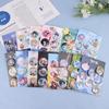 8 Pcs/Set Anime Tinning Tinplate Brooch Sanrio Backpack Badge Souvenir Clothing Gift For Friends