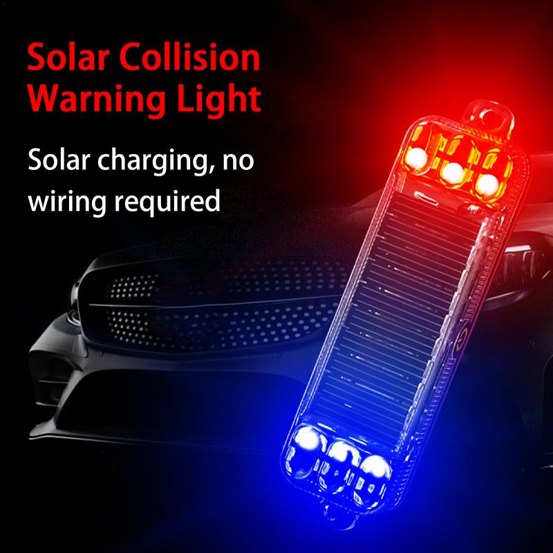 Warning Lights For Vehicles Super Bright Rear Light Warning Lights Solar Powered Tail Lights Safety Lights Caution Lights