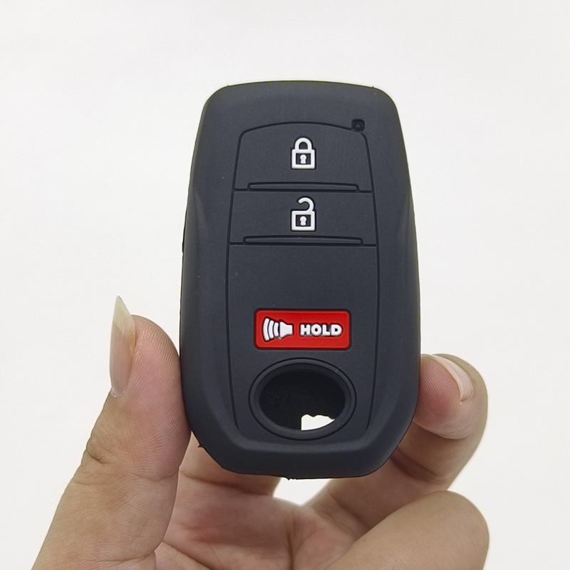 Soft Silicone Key Cover for Toyota Prius, Sequoia & Tacoma (2+1 Button, US Version)