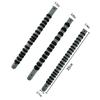 3pcs Socket Rail Holder Storage Organizer 34cm/14inch Gray+Black Hand Tools Designed For Storing Loose Sockets