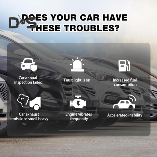 Catalytic Converter Cleaner 120ml Fuel Efficiency Enhancer Fuel And Exhaust System Cleaner Oil Additive Exhaust Pipe Carbon Removal Cleaner Auto