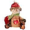 Christmas Santa/Snowman/Elk Gifts Bags Thickened Felt Material,With Zipper Design Reusable Christmas Gift Bags For Apples/Candie