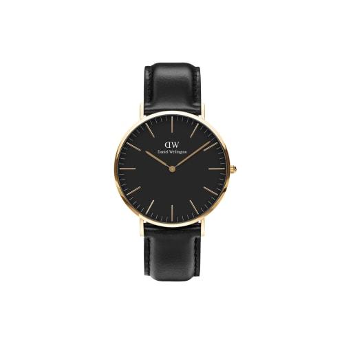 

[Official Shop/2-Year Warranty/Authentic Import] Daniel Wellington DW Watch for Men and Women, Classic Sheffield G Black, 40mm. Stylish and Popular, L