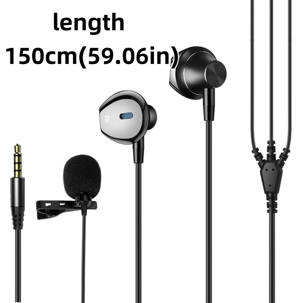 3.5mm/TypeC Earpiece Earphones HiFi Stereo Wired Headset Wired Earphone  Listen To Music